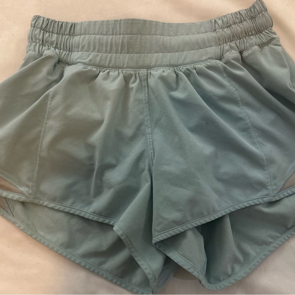 lululemon athletica Light Blue Athletic Shorts
